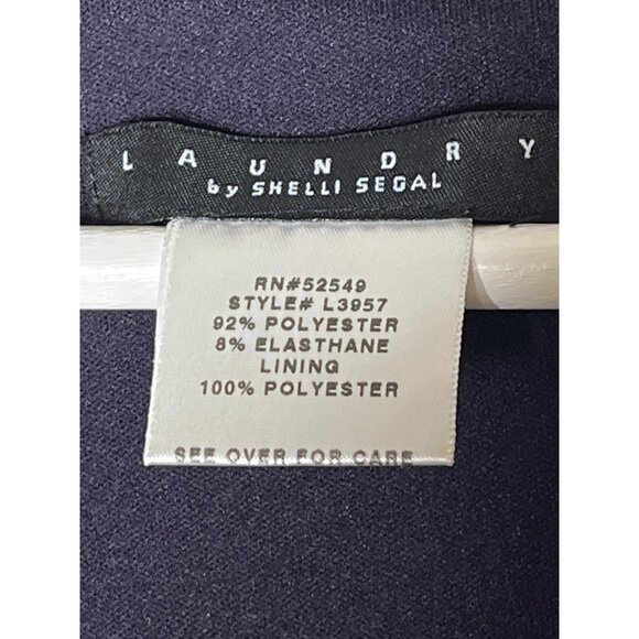 Laundry by Shelli Segal Purple Dress Women’s 6 Fit Flare Cocktail Wedding Guest - Picture 6 of 8